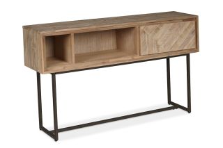 Luna Whitewash Console Table