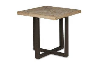 Luna Whitewash Side Table