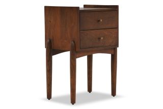 Luthor Large 2 Drawer Bedside Table