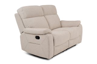 Marlow Cream 2 Seater Manual Recliner