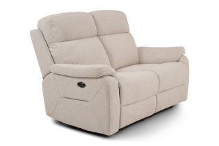 Marlow Cream Electric 2 Seater Recliner Sofa