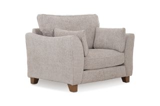 Milburn Cream Fabric Armchair