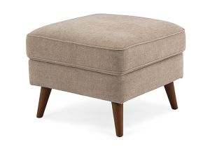 Milner Cream Footstool