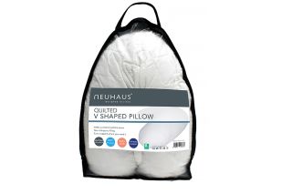 Neuhaus Quilted V Shaped Pillow
