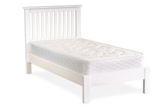 Nevada White Single 3ft Bed Frame