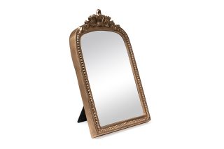 Ornate Brass Table Mirror