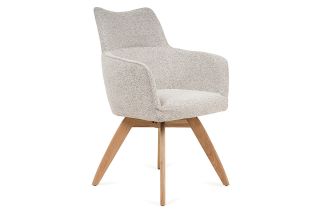 Oscar Grey Swivel Dining Chair