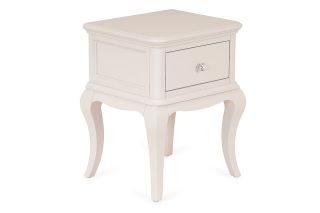 Paris Light Grey 1 Drawer Bedside Table