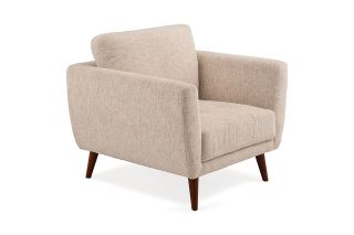 Pierce Cream Fabric Armchair