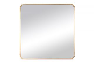 Pippa Brass Square Mirror 60x60cm