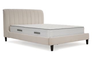 Plush Cream Fabric Super King 6ft Bed Frame