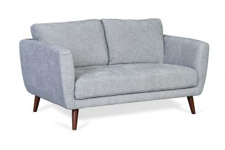 Pola Grey Fabric 2 Seater Sofa
