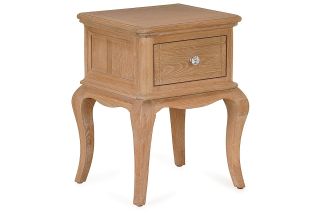 Porto Oak 1 Drawer Bedside Table