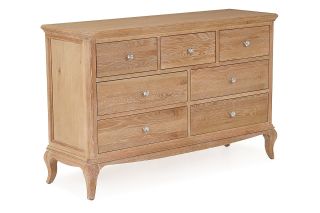 Porto Oak 7 Drawers Chest