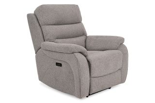 Presley Light Grey Electric Recliner