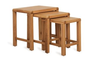 Radcliff Oak Nest Of Tables