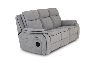 Radisson Electric 3 Seater Sofa With Bluetooth Speakers And Head Tilt