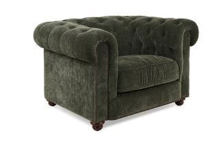 Richmond Green Fabric Armchair