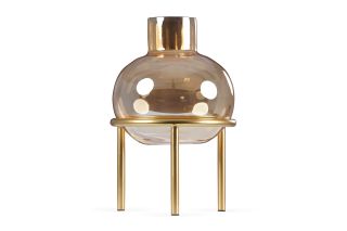 Rust Glass Vase