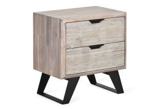 Senzia 2 Drawer Bedside Table