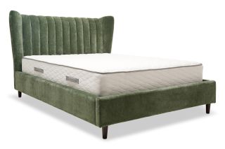 Shelly Green Fabric Super King 6ft Bed Frame