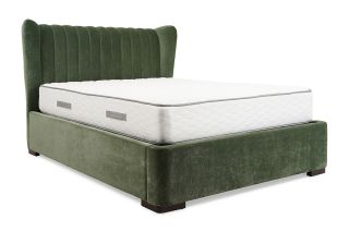 Shelly Green Fabric Super King 6ft Split Base Storage Bed