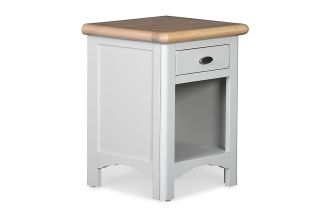 Sherbury Grey Oak 1 Drawer Bedside Table