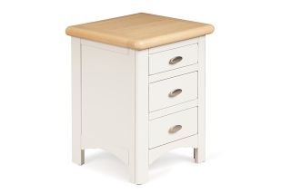 Sherbury Grey Oak 3 Drawers Bedside Table