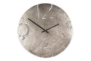 Silver Clock Large 72cm
