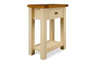 Somerset Cream Oak 1 Drawer Console Table