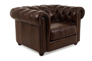 Richmond Brown Leather Armchair