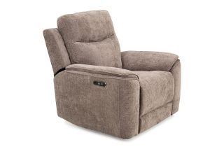 Rhapsody Grey Fabric Electric Recliner Armchair