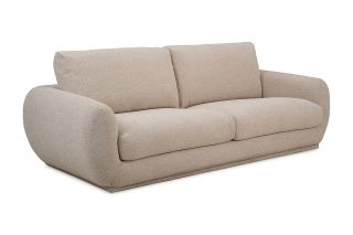 Whittaker Cream Fabric Sofa - 3 Seater