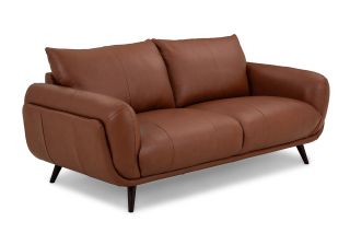 Rochford Brown Leather Sofa - 3 Seater
