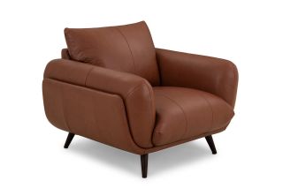 Rochford Brown Leather Armchair