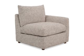 Luca Fabric One Arm Sofa Piece - Right Hand Facing