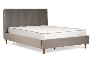 Tahoe Grey Velvet Double 4ft6 Bed Frame