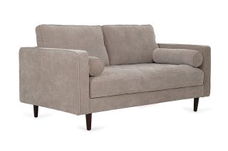 Turner Taupe Fabric 2 Seater Sofa