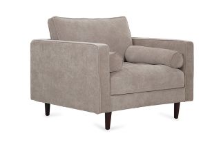 Turner Taupe Fabric Armchair