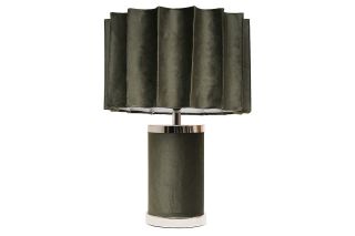 Velvet Concave Shade Table Lamp