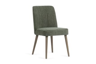 Venice Green Dining Chair Grey Leg