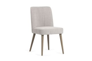 Venice Light Grey Dining Chair Grey Leg