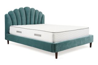 Venus Teal Fabric Double 4ft6 Bed Frame