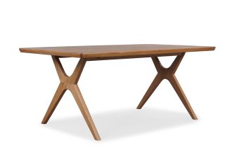 Vigo Oak Rectangle Dining Table 1_8M
