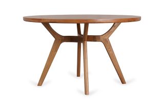 Vigo Oak Round Dining Table 1_3M