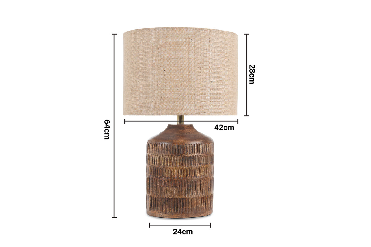 Dana Table Lamp dimensions