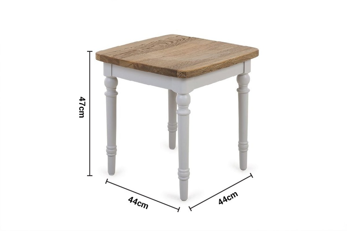 Discovery Grey Oak Dressing Stool dimensions