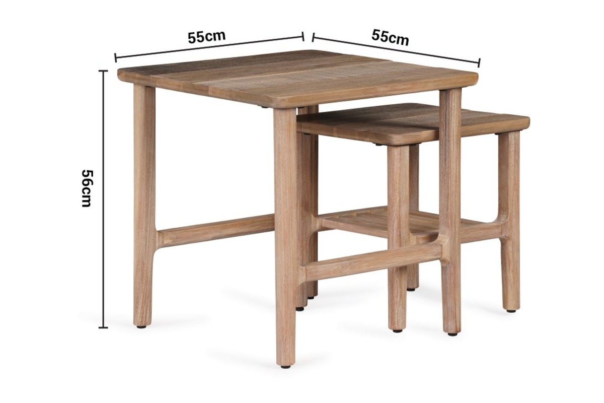 Ellis Nest of Tables dimensions