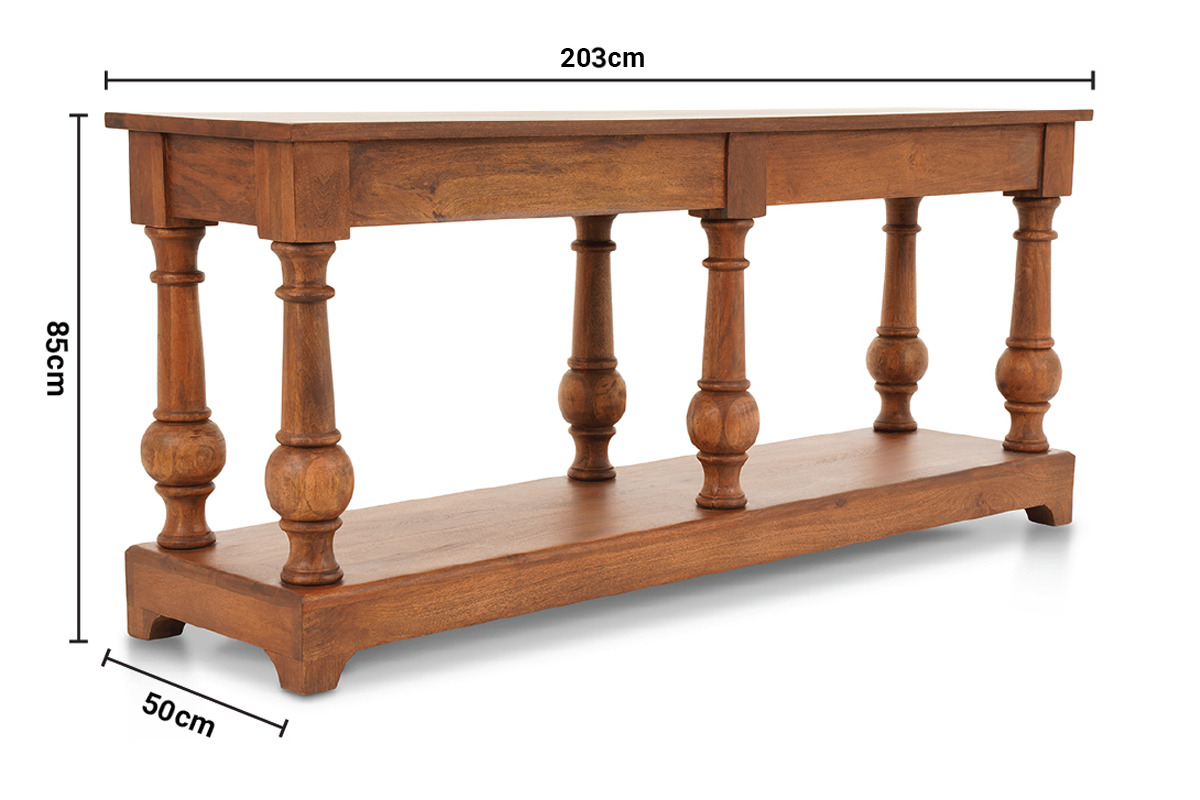 Elton Console Table dimensions