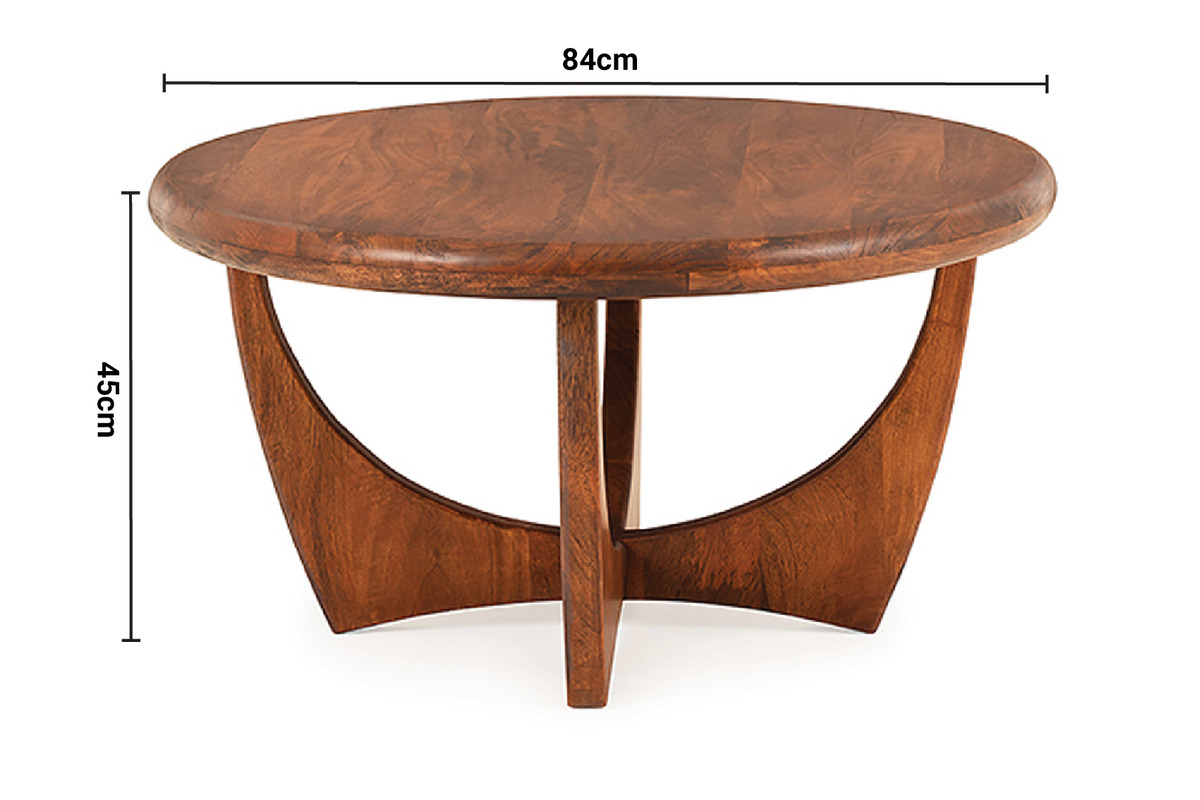 Epsom Round Coffee Table dimensions